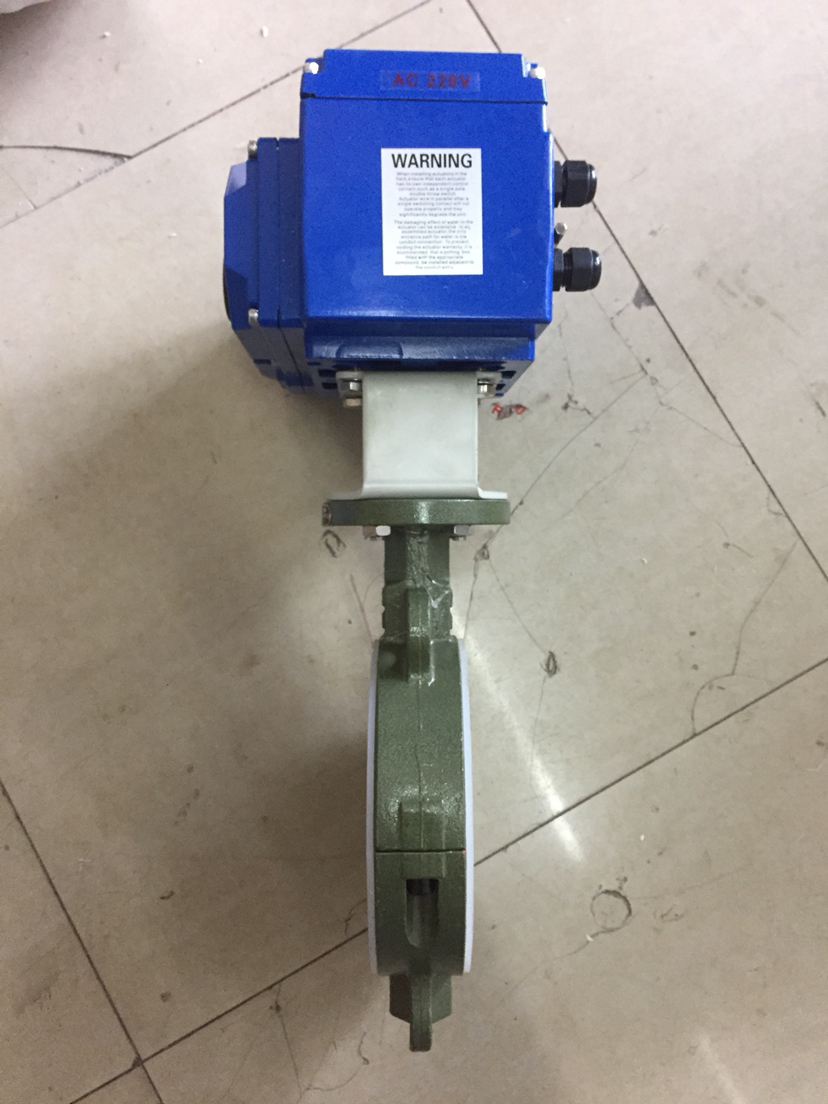 電動(dòng)襯四氟蝶閥D971F46